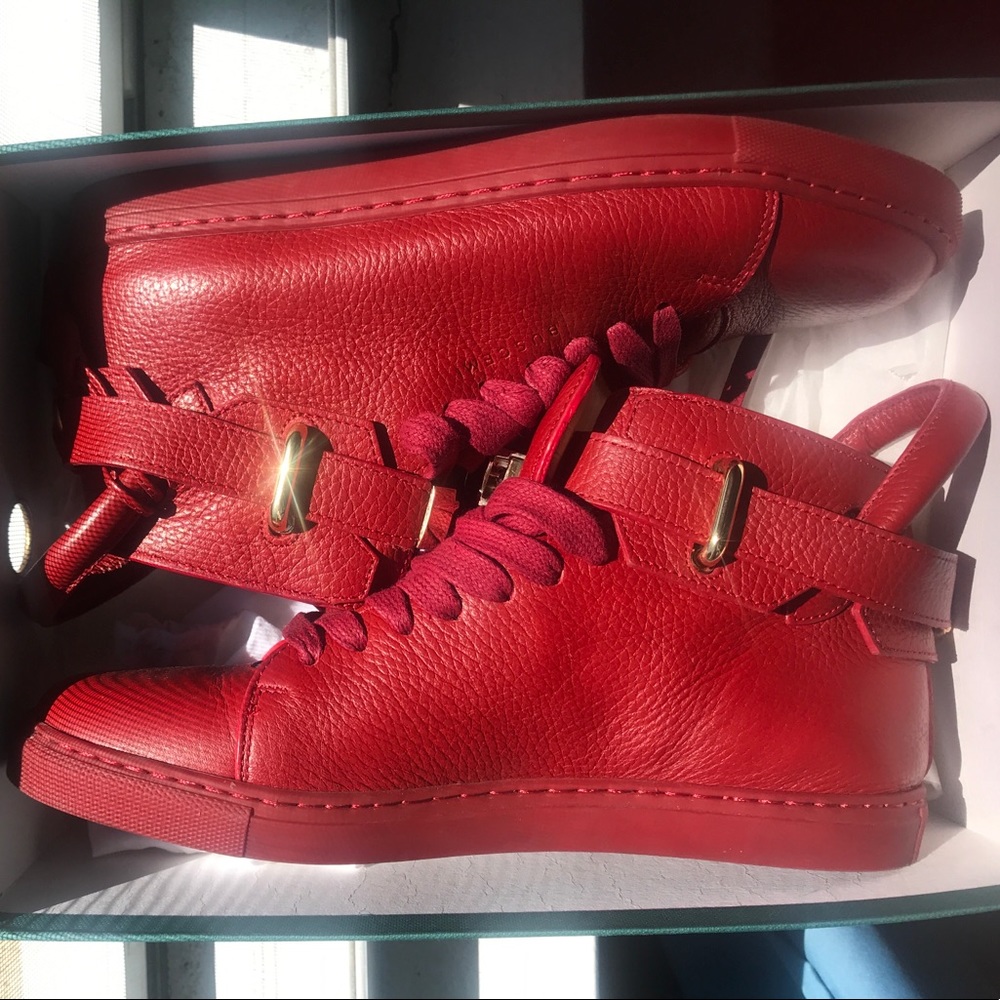 Red Buscemi Sneakers - Picture 1 of 2